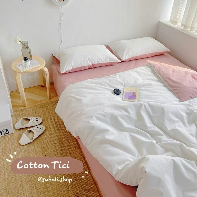 SPREI SET BEDCOVER POLOS AESTHETIC