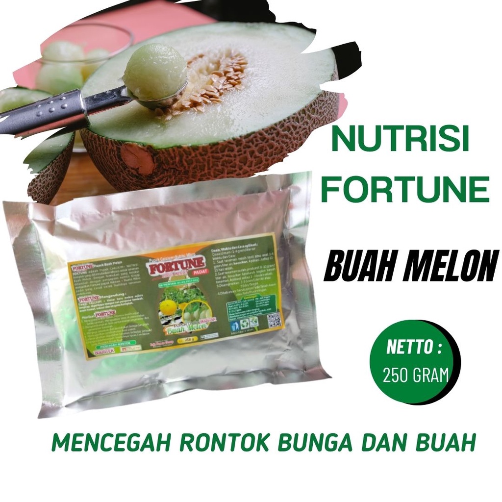 Pupuk yang baik untuk tanaman melon, Nutrisi FORTUNE melon agar manis