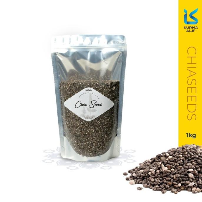 

Organic Black Chia Seed 1 Kg Premium Biji Chiaseed Original SAFIYA HER