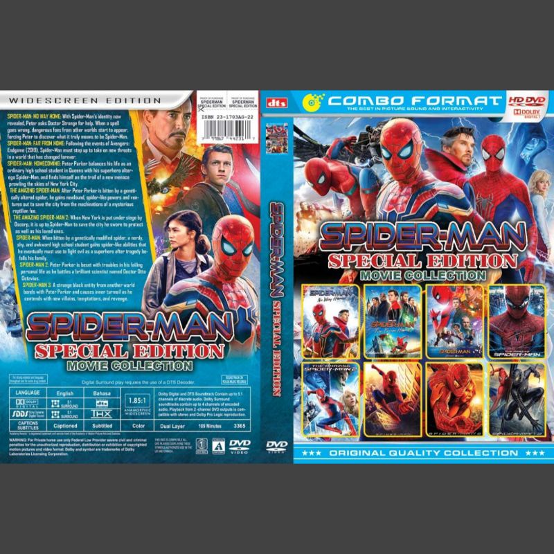 KASET KOLEKSI FILM KUMPULAN SPIDERMAN