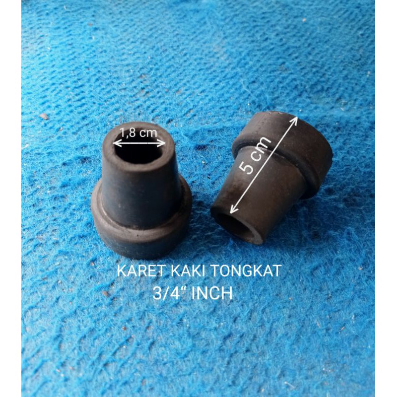 Karet kaki tongkat 3/4" inch/18 mm