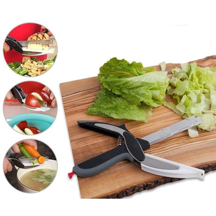 

Clever Cutter Pisau Gunting Serbaguna Sayur & Daging