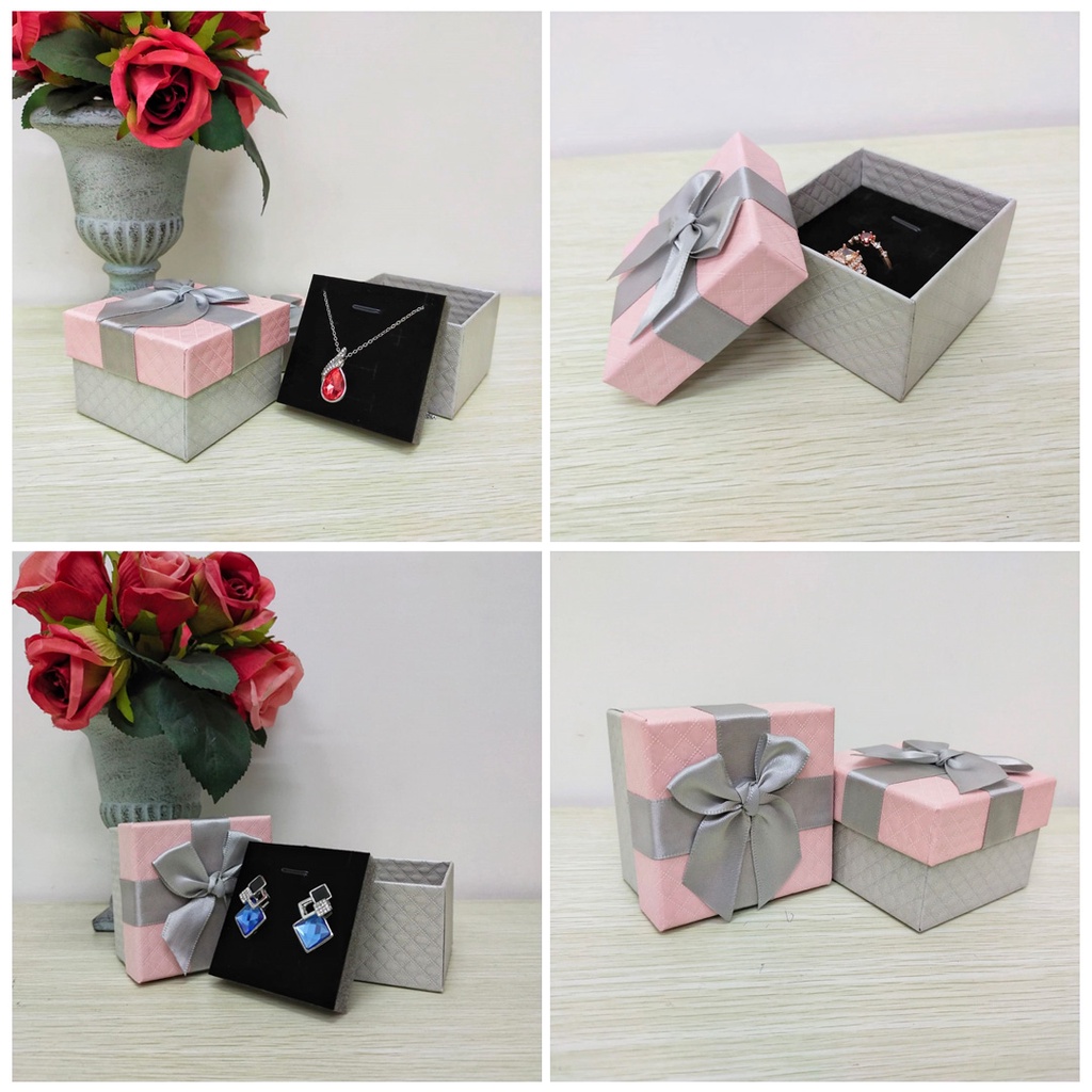 Jewelry Gift Box / Kotak Hadiah Tempat Perhiasan Kalung Cincin Dll G14