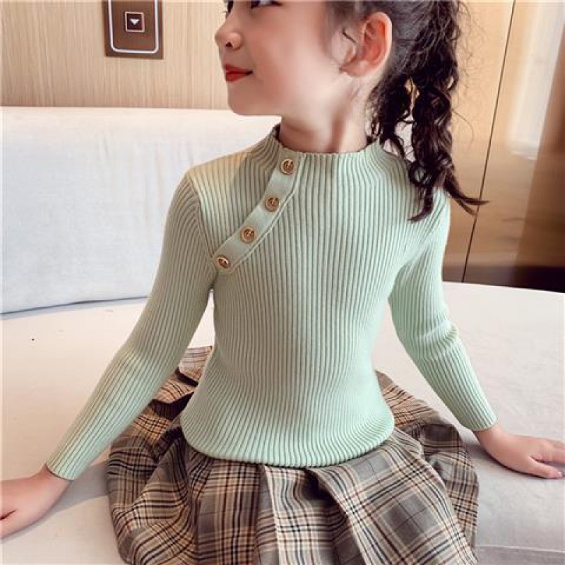 BAJU RAJUT KOREA ANAK PEREMPUAN /  ATASAN RAJUT ANAK PEREMPUAN KOREA KISA STYLE 99ID