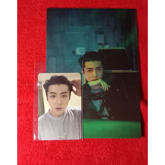 Photocard Sehun Official Set Postcard Pb2 dftf