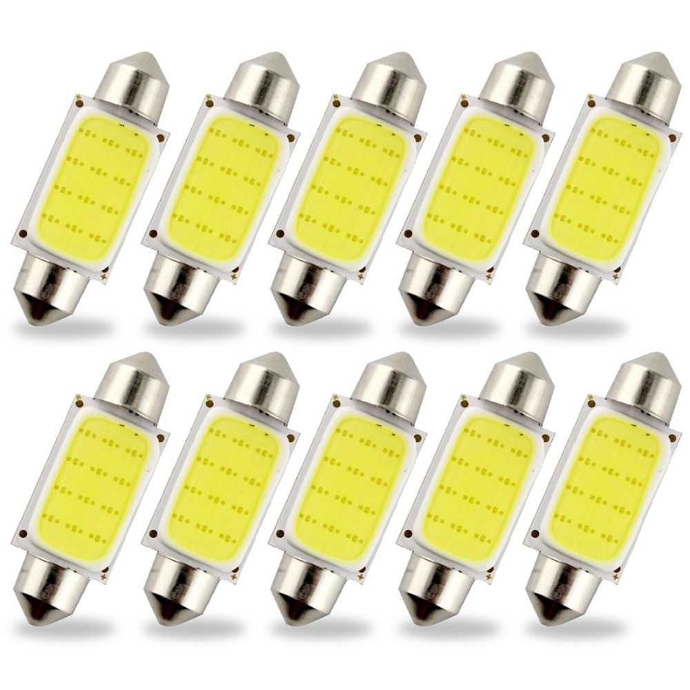 Lampu Interior Mobil LED COB Dome Light c5w BA9S - 1PCS