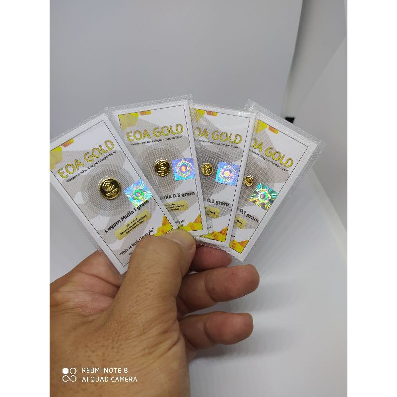 Emas murni Emas Batangan Logam Mulia EOA Gold