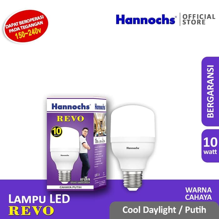 HANNOCHS Lampu Led Revo 10 Watt - Garansi 1 Tahun