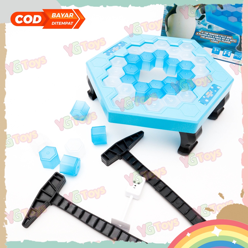 YGtoys Ice Breaking Game Mainan Anak Keluarga Penguin Trap Save Pinguin Mainan Korea Viral