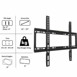 Bracket TV 55 inch flexible Braket Breket 50" 49" 43" Termurah