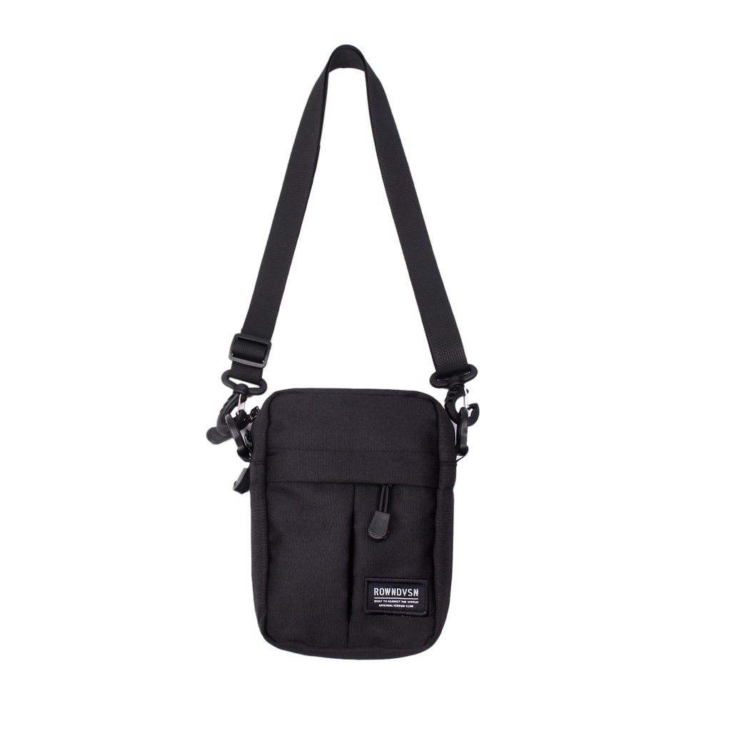 Rown Division Sling Bag || Paquito Black Tas Selempang