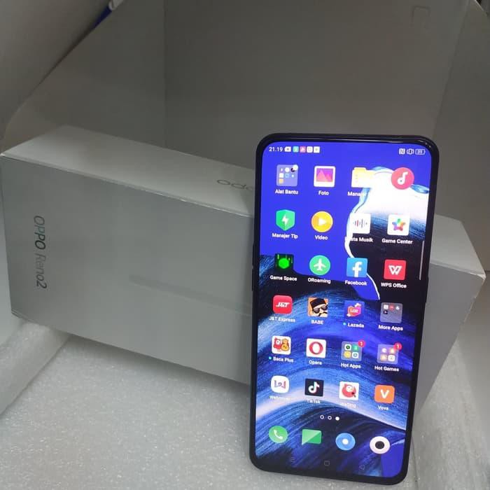 Dijual Oppo Reno 2 ram 8/256GB fullset mulus Ori - color Black Diskon