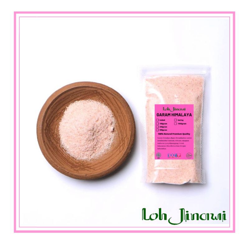 

Garam himalaya 100gram murni tanpa campuran