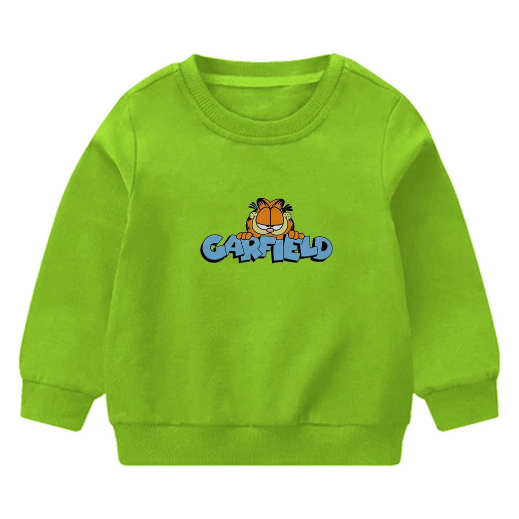 SWEATER ANAK GARFIELD//SWEATER ANAK UNISEX TEBAL TERBARU