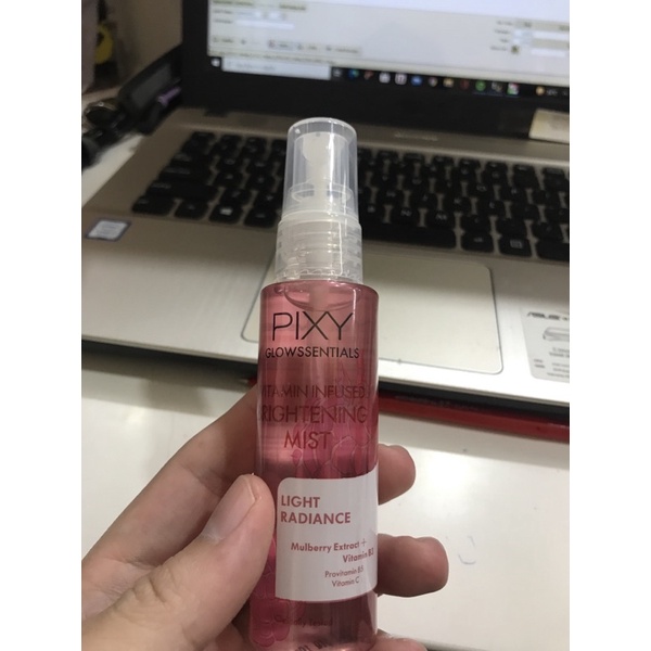 pixy glow essential infus brightening mist 60ml