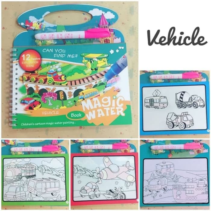 

Kiky Sketch Book - Papan Tulis Gambar - Lyra Sketch Book Magic Water Drawing Book Produk Terbaik