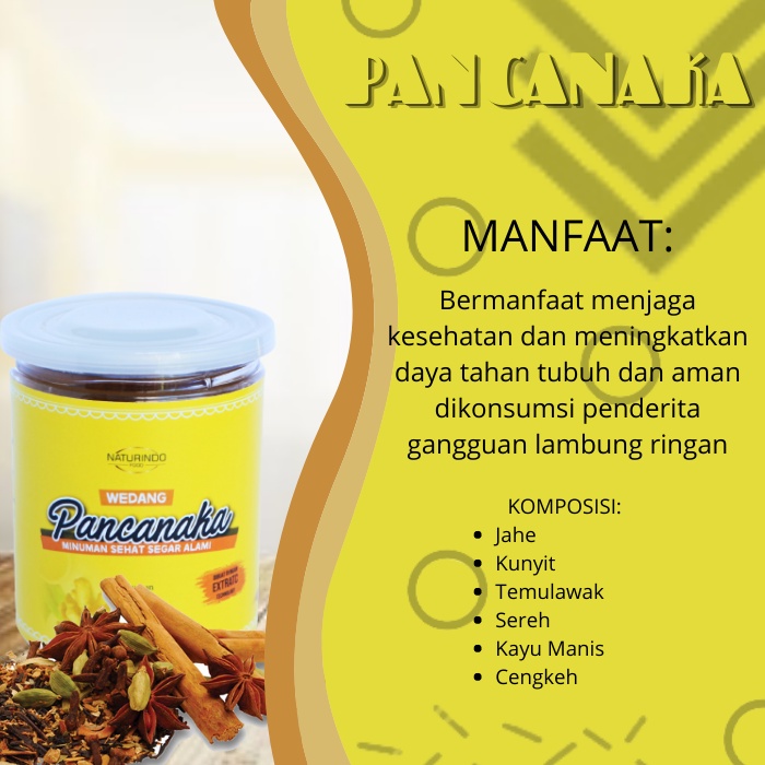 

PANCANAKA Wedang Herbal Menjaga Kesehatan dan Meningkatkan Daya Tahan Tubuh