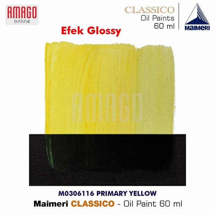 MAIMERI CLASSICO - OIL PAINT - PRIMARY YELLOW - 60ML - M0306116