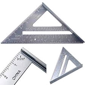 

Mudah Penggaris Segitiga Speed Square 7Inch Alumunium Woodworking Hot Sale