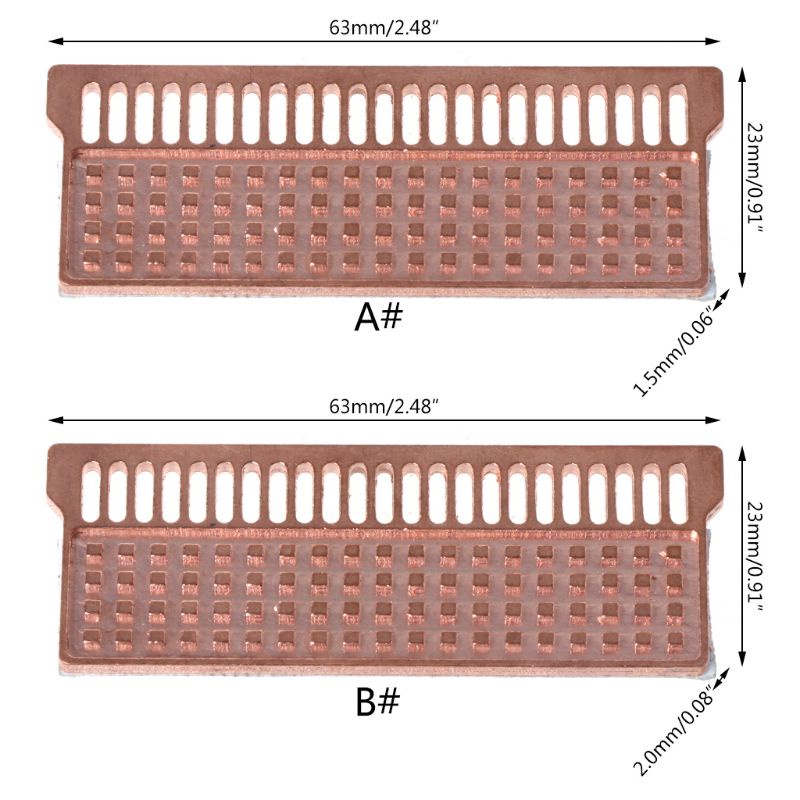 Bt Notebook Memory Heatsink Laptop Cooling Radiator Memory Cooler Pad Untuk DDR1 DDR4