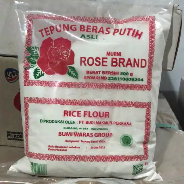 

cs01477 Tepung Beras Rose Brand 500Gr Da01D100