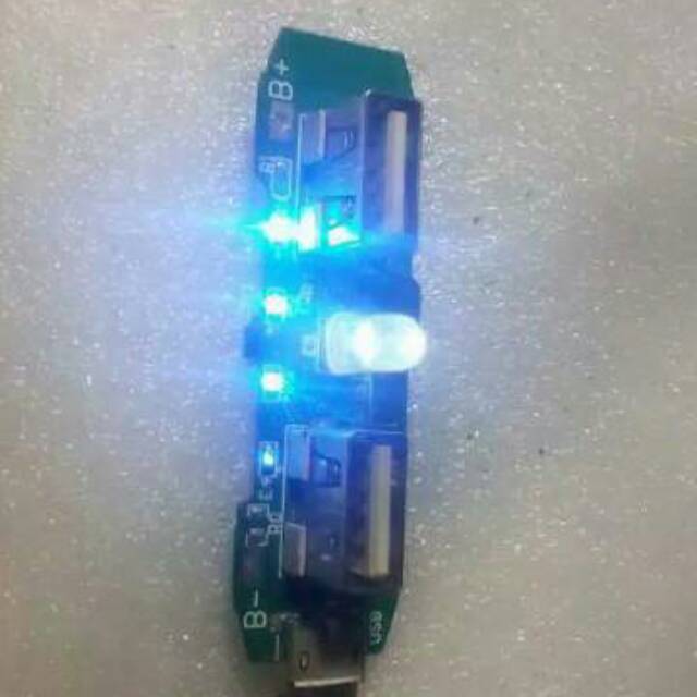 Modul kit powerbank 2 usb output, diy power bank