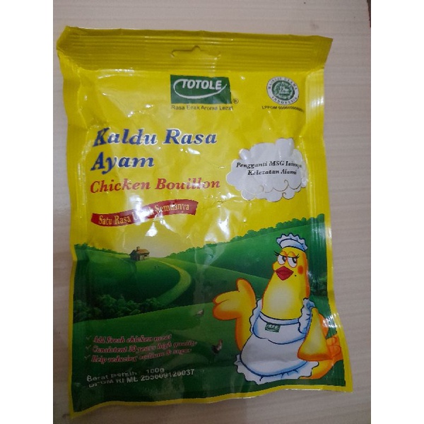 

Totole kaldu rasa ayam chicken Bouillon/pengganti MSG