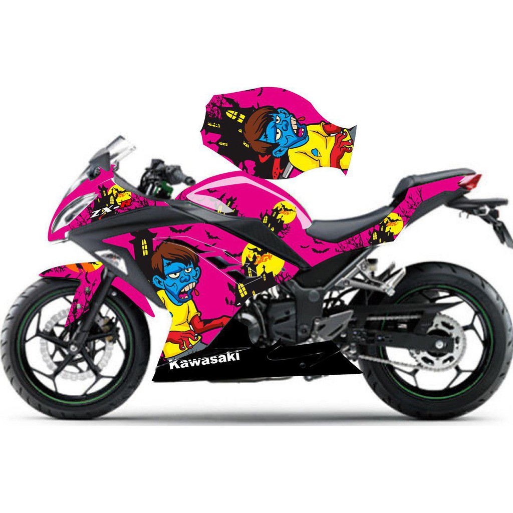 30 Trend Terbaru Model Cutting  Stiker Elegan Ninja  250  Fi 