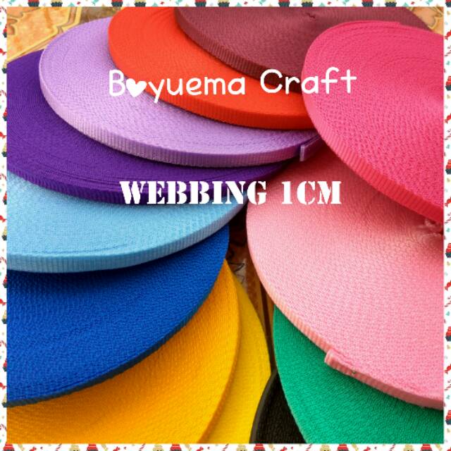 Webbing ukuran 1cm