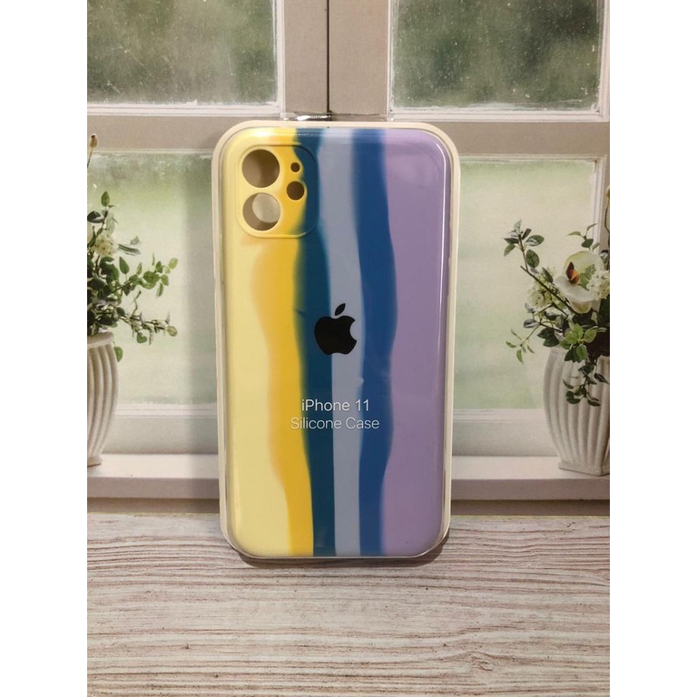 CASE IPHONE 11 SILIKON CASE NEW RAINBOW COVER IPHONE 11
