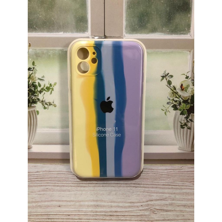 CASE IPHONE 11 SILIKON CASE NEW RAINBOW COVER IPHONE 11