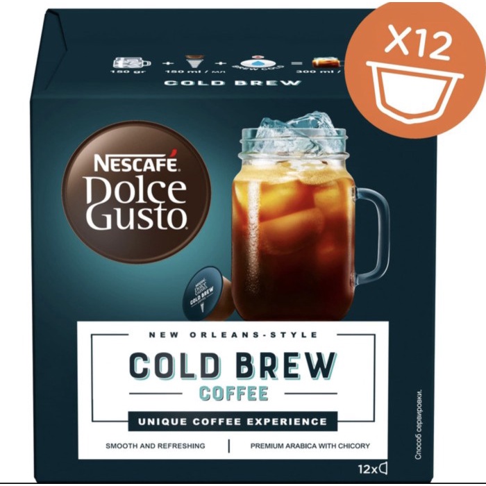 

Nescafe Dolce Gusto Cold Brew Coffee Capsule - Original