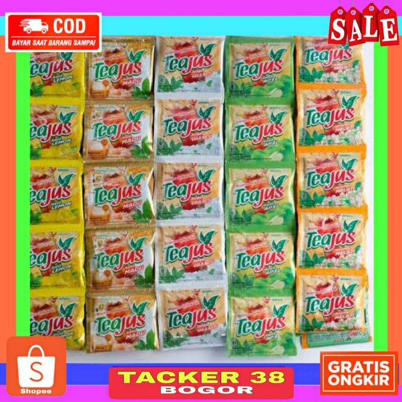 

TEAJUS MINUMAN SERBUK TEH / BERAT 7 GR PER SACHET ECERAN 500 AN