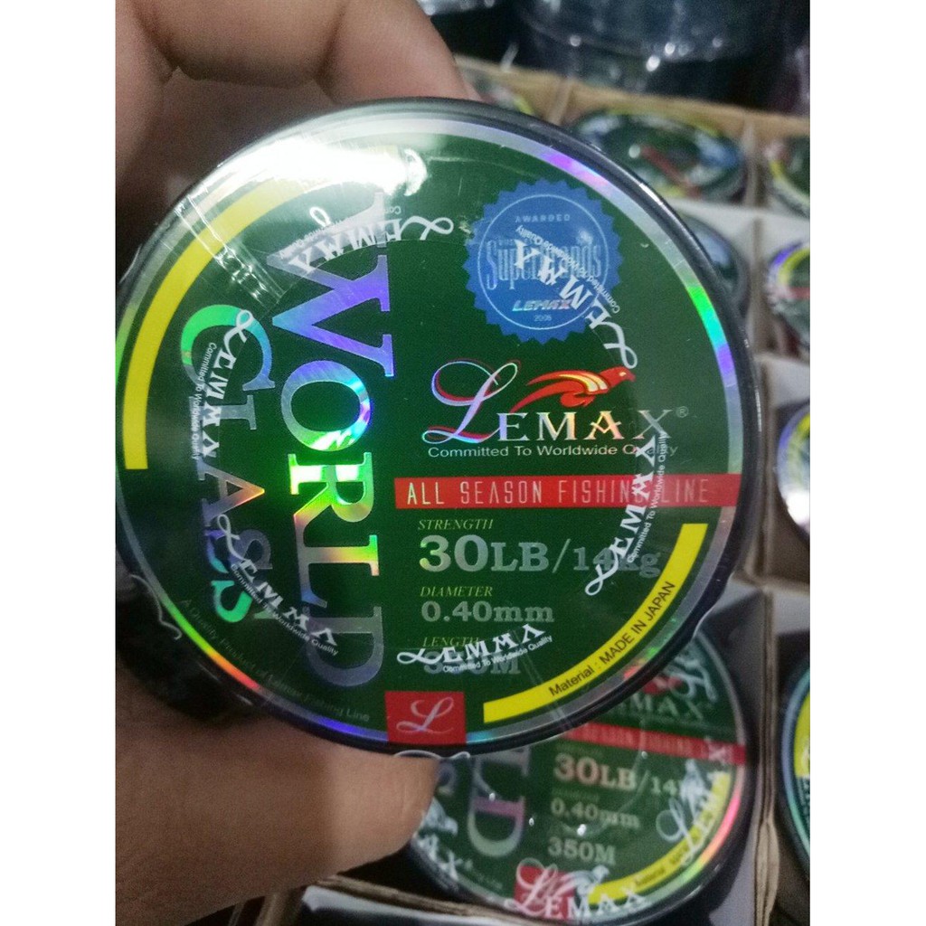 Senar Lemax World Class 30lb 0.40mm tools n parts