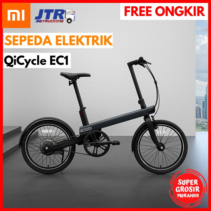 Sepeda Elektrik Xiaomi QiCycle EC1 Smart Bicycle 20 Inches FREE ONGKIR