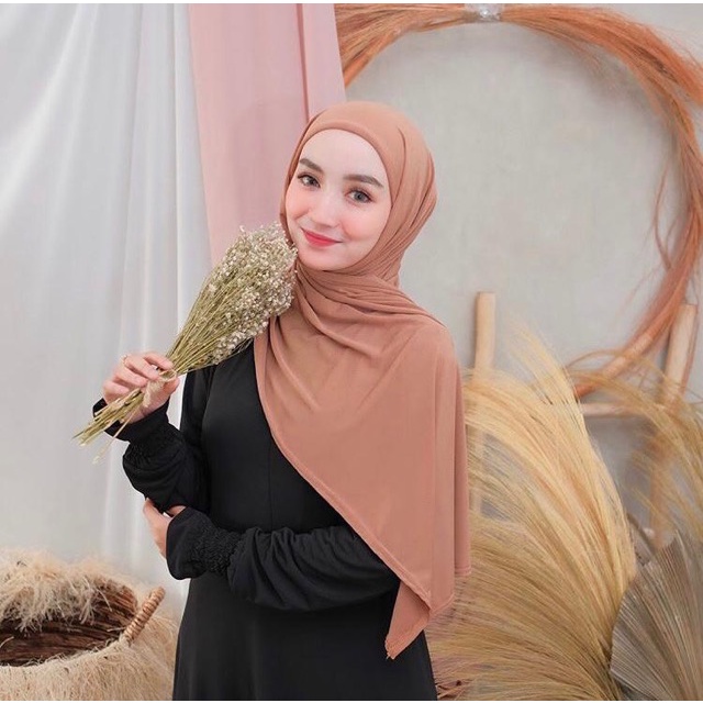 Pasmina Ceruty Baby Doll Premium 175x75 /pashmina ceruty PASHMINA 2IN1 INNER BISA BOLAK BALIK