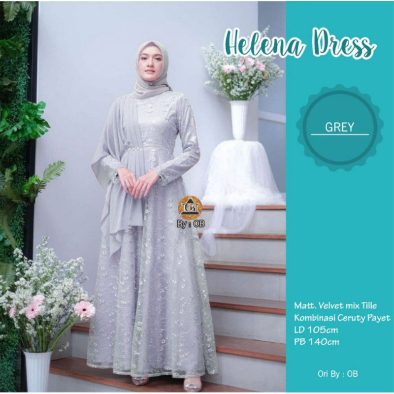 Dress Helena (Helena dress) new series spesial lebaran