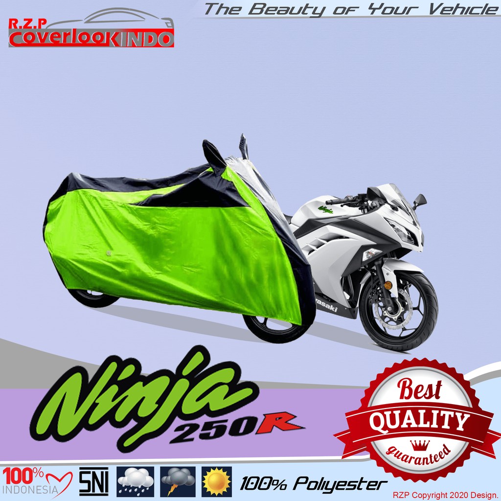COVER MOTOR NINJA 250 SELIMUT MOTOR NINJA 250 SARUNG MOTOR NINJA 250 BAHAN TEBAL