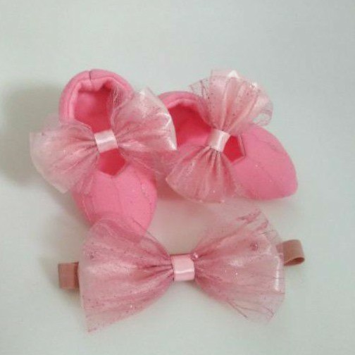 1 set ( sepatu+bando) highheels