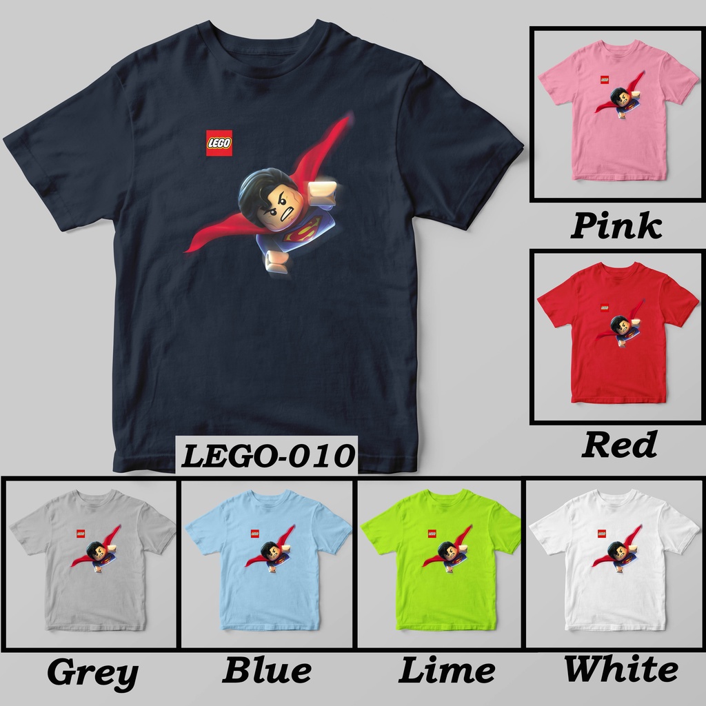 [FREE NAMA!!] Kaos Anak &amp; Family LEGO The Movie 100% COTTON PREMIUM