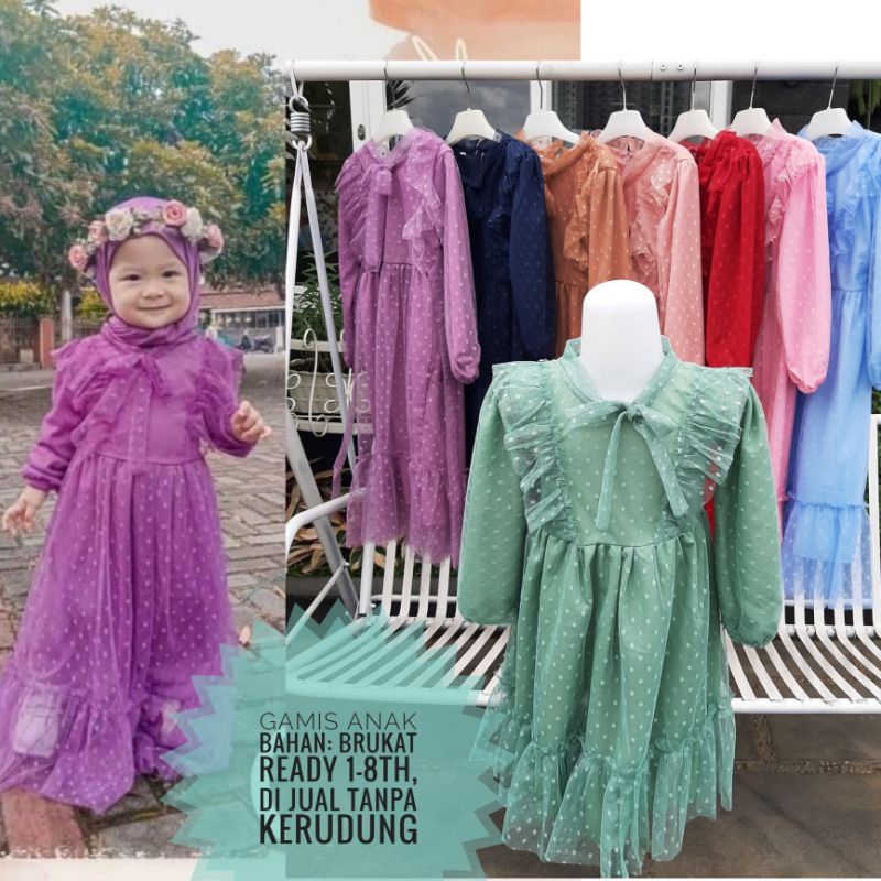 Gamis anak brukat