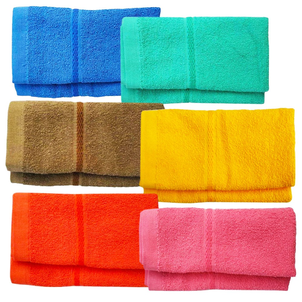 Handuk Mandi Mutia Warna Jumbo 70 x 135 cm Polos - Random Colour