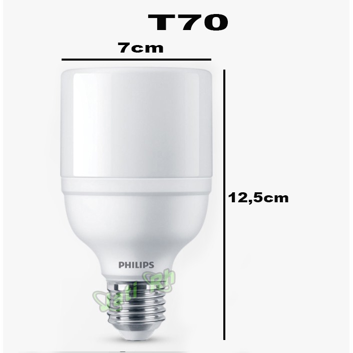 PHILIPS LAMPU LED BRIGHT 9W 11W 13W 17W 20W PUTIH