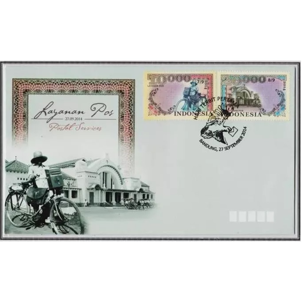 

Perangko Filateli L88 - Indonesia FDC 27.09.2014 Postal Services