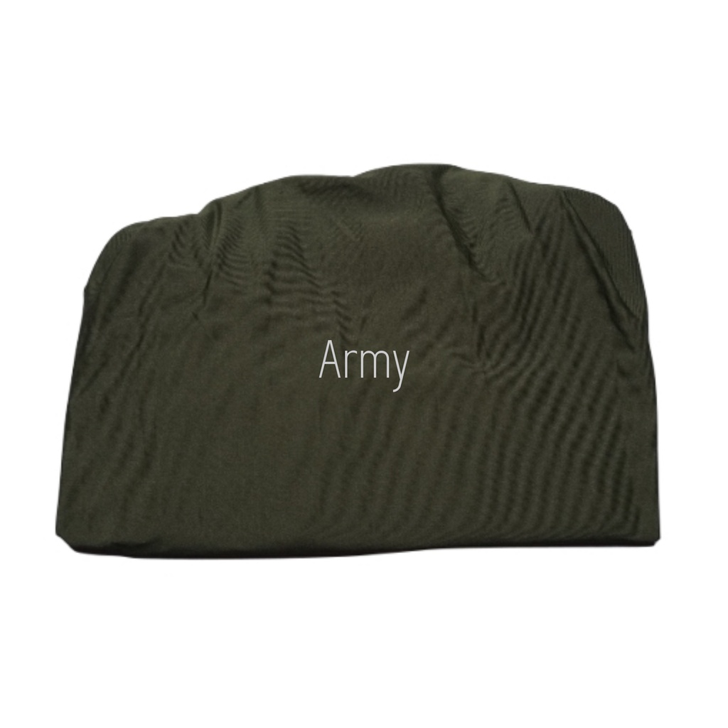 HIJAB SPORTY OLAHRAGA/TOPI JILBAB OLAHRAGA-Topi Army