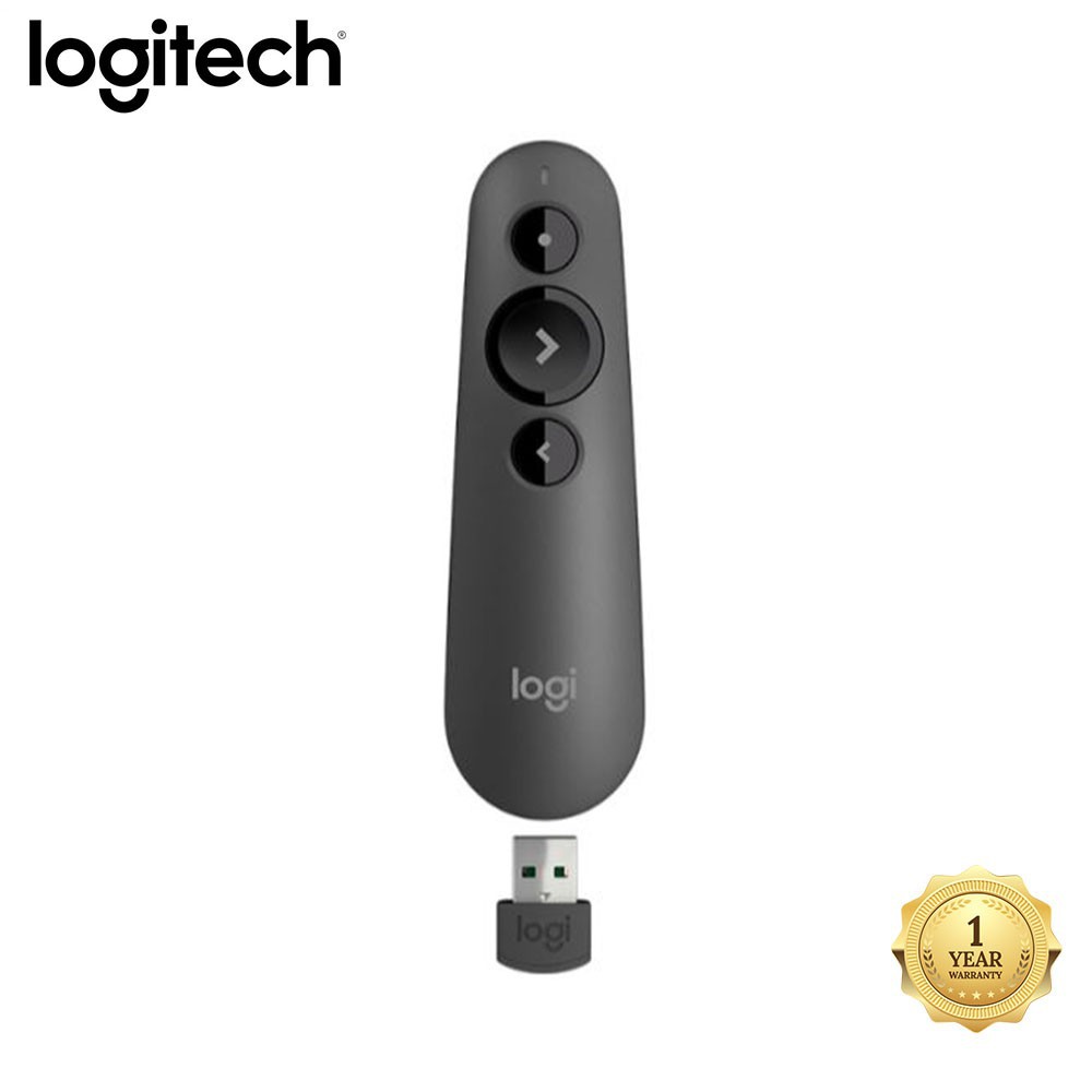 Logitech R500 Laser Pointer Wireless Presenter - Original Logitech