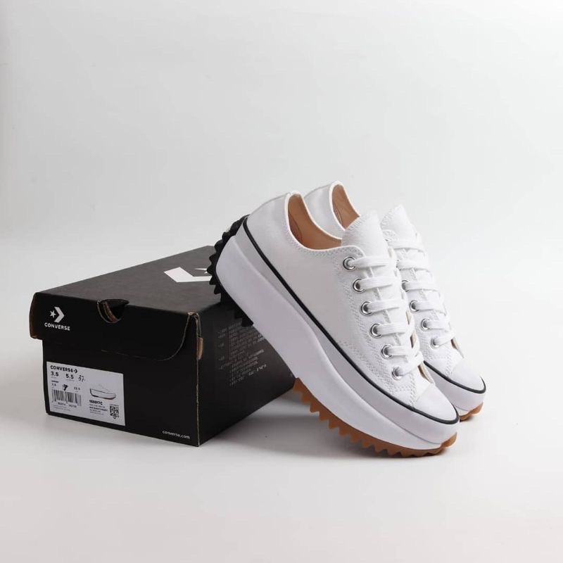 Sepatu Conver5e Run Star Hike High Sneakers Wedges Wanita