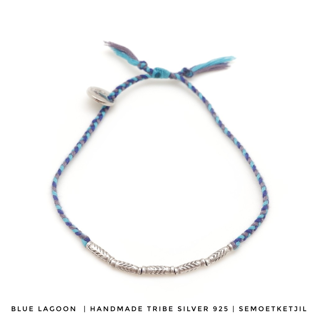 

Semoet Ketjil Gelang Boho Blue Lagoon Perak 925 Bohemian Special Edition