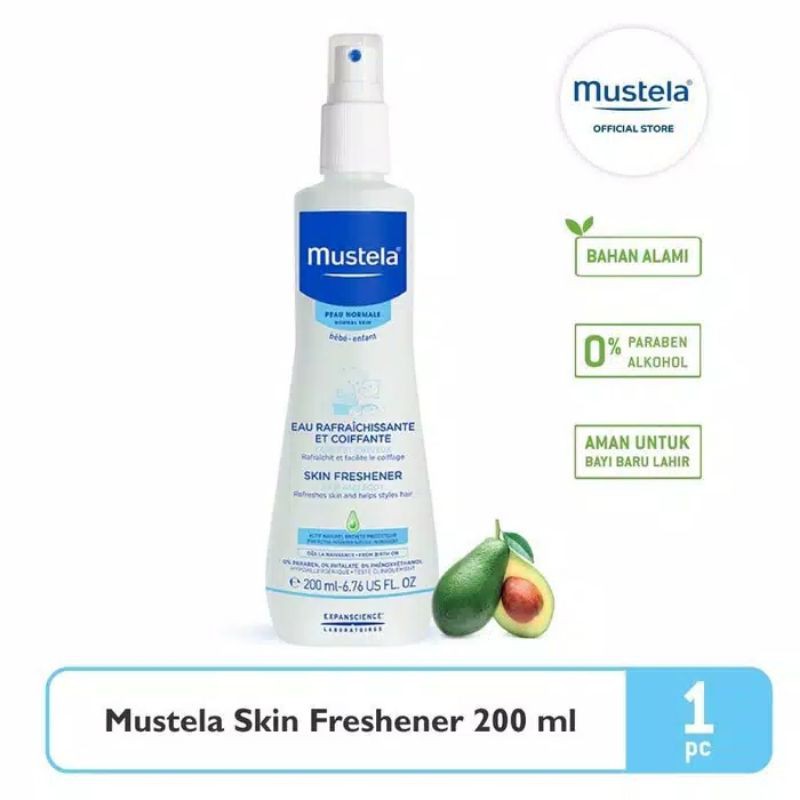 Mustela Skin Freshener Hair And Body 200ml