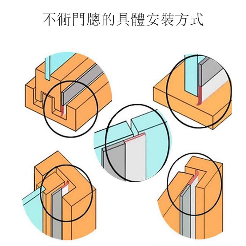 Seal Penutup Celah Bawah Pintu Door Bottom Anti Debu dan Kecoak - Bottom Door Seal Tape